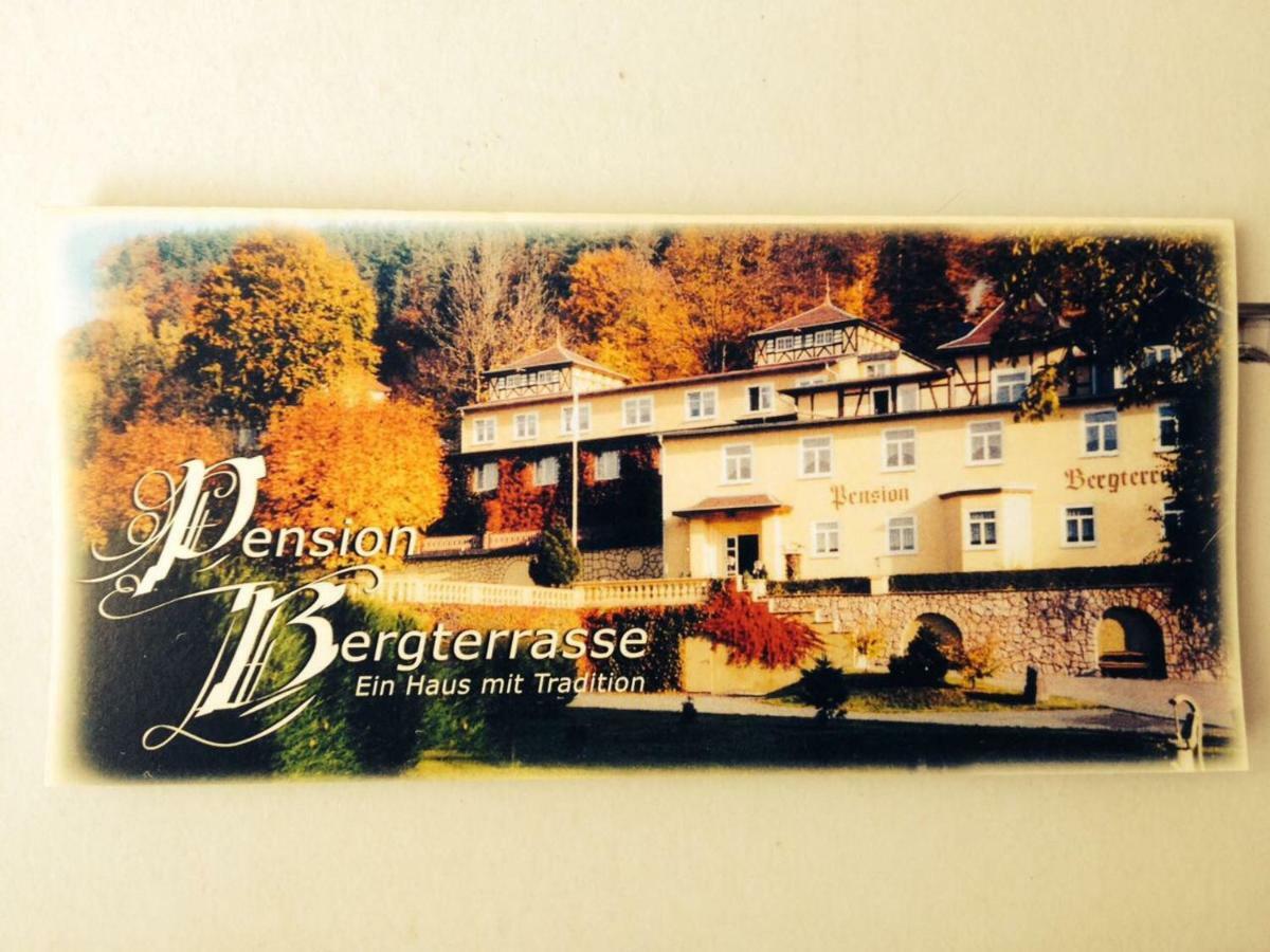 Pension Bergterrasse Sitzendorf Buitenkant foto